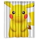 thumbnail image 1 of Cortina de ducha de baño con adorable monstruo de bolsillo Pikachu, con ganchos, tamaño 60 x 72 pulgadas, 1 of 3