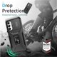 thumbnail image 2 of Funda Armada para Samsung Galaxy A05S con Tapa Deslizante y Soporte Magnético Giratorio Negro, 2 of 5