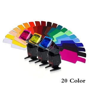 Genérico - Difusor Geles 20 Colores Flash Speedlite