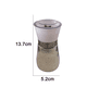 thumbnail image 2 of Juego de molinillos de sal y pimienta: molinillos de cerámica ajustables para especias, ideal para la mesa de la cocina., 2 of 5