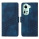 thumbnail image 1 of Carcasa FOXDOCK OPPO Reno 11 5G de cuero PU, diseño acolchado clásico, protección contra caídas y rayones, 1 of 5