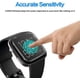 thumbnail image 5 of [Paquete de 5] Protector de pantalla de vidrio templado compatible con Fitbit Versa 2, resistente al agua, dureza 9H, transparente, antiarañazos, fácil de instalar, sin burbujas, para accesorios de Fi, 5 of 7