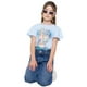 thumbnail image 1 of Polera Niña Kids MC Vuelos Elsa Frozen Celeste Corona, 1 of 5