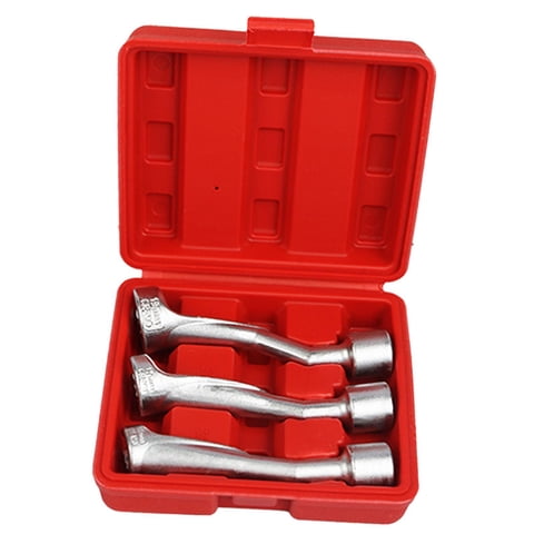 Ioensy - 3X Llave De Tubo Para Tuercas De Línea De Combustible, Con Accionamiento De 1/2"", Llave De Tubo Portátil Con Apertura De Tubo
