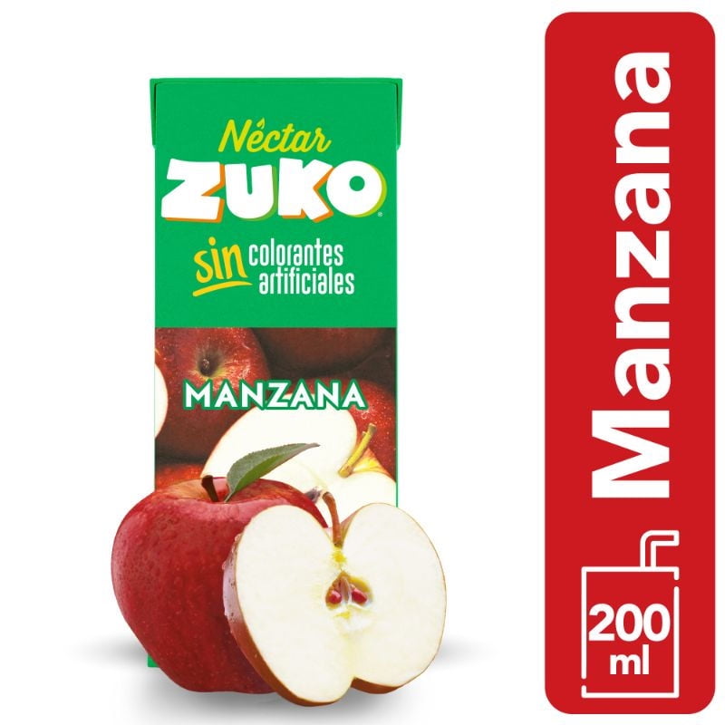 Néctar Manzana Caja 200 cc Zuko