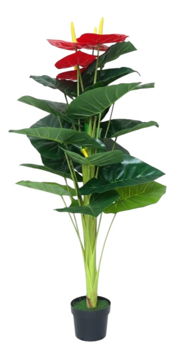 Genérico - Planta Artificial Anturio Exuberante Adorno Hogar Jhn