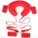 thumbnail image 1 of 1 set Adjustable Bed Restraints Kit - Ankle and Wrist Restraints for Couples and Lovers - Sex Bondage Tool for Enhanced Intimacy and Roleplay, 1 of 3