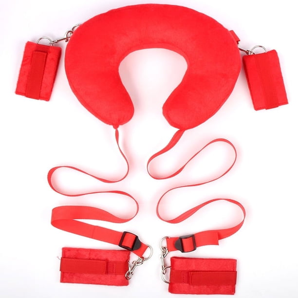 1 set Adjustable Bed Restraints Kit - Ankle and Wrist Restraints for Couples and Lovers - Sex Bondage Tool for Enhanced Intimacy and Roleplay