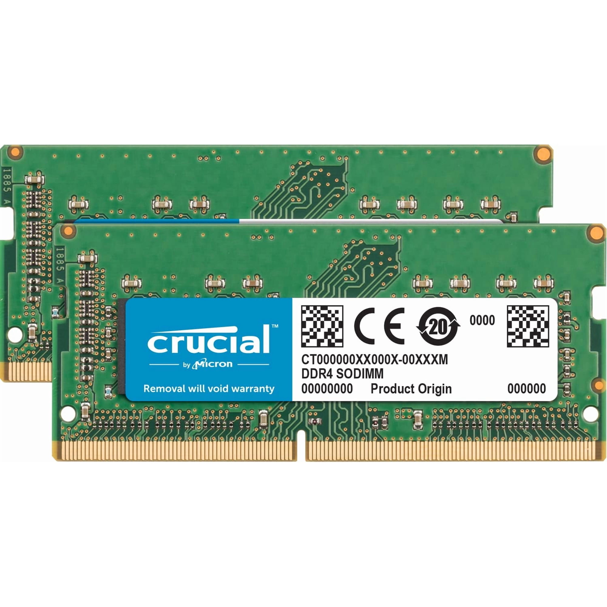 Computadora portátil RAM Crucial de 32 GB (16 GBx2), DDR4, 3200