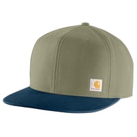 Gorra Carhartt Firm Duck Flat Brim Para Hombre Dusty Olive