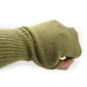 thumbnail image 2 of Guantes mitones cortos de lana verde Talla Única, 2 of 2