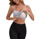 thumbnail image 5 of Camiseta de Tirantes Ajustables de Modal para Mujer con Copas Inalámbricas y Espalda en U Adelgazante para Yoga, Paquete de 3, Talla L, 2 Grises y 1 Negra, 5 of 6