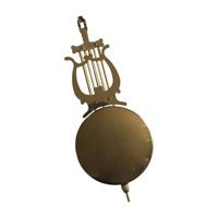 Bothyi - Reloj Péndulo De Metal Colgante Decoración Reloj De Pared Relojes De Escritorio Movimiento De Reloj Diy Largo 20 Cm Varilla Marrón