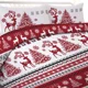thumbnail image 1 of Christmas Duvet Cover Set Snowflake Red Elk Reineer Tree Double Bedding Set Boys Adult New Year Gift Bed Sheets, 1 of 5