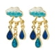 thumbnail image 1 of Cute Rainy Cloud Earrings: Creative Gift for Women & Girls - Drop Oil & Tassel Jewelry, 1 of 5