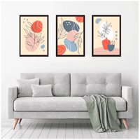 Genérico - Cuadros Decorativos Pack X 3 Uds 35X50 Cm C/U