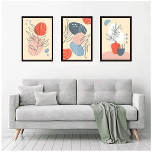 Genérico - Cuadros Decorativos Pack X 3 Uds 35X50 Cm C/U
