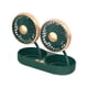 thumbnail image 5 of Ventilador De Refrigeración De Coche Dispositivos Duraderos De Doble Cabezal Ventilador De Coche Para Vehículos RV SUV Verde, 5 of 5