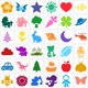 thumbnail image 1 of Plantillas Bsenhe 36 uds reutilizables de 5 pulgadas para niños, 1 of 8