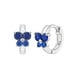 thumbnail image 1 of Argollas mariposa de plata 925 y circones de 11 mm para niñas, 1 of 2