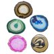 thumbnail image 5 of 5 Colores Natural Rodajed águila Rebanadas Cristales Geode Piedra Posavasos DIY CRAFT, 5 of 5