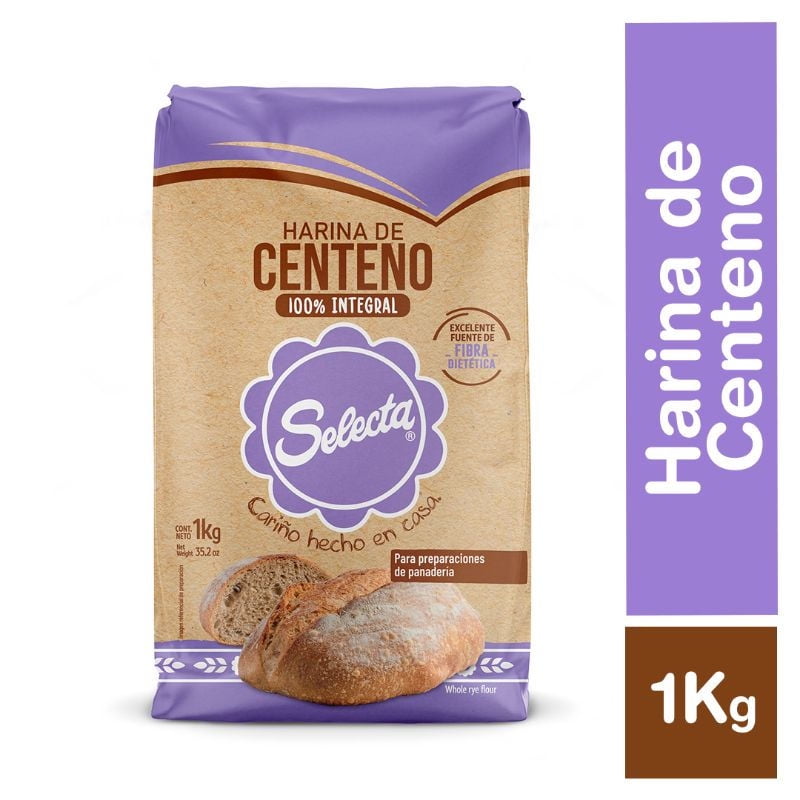 Harina De Centeno 1 kg Selecta