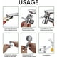 thumbnail image 4 of Juego De Cabezal De Ducha Para Fregadero, Ducha De Mano Adaptable Al Grifo, Ducha De Mano Ajustable Para Cocina Con Manguera Telescópica De 1,5 M (grifo No Incluido)., 4 of 5