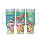 thumbnail image 1 of Bob Esponja Vaso aislado de acero inoxidable con asa, diseño temático, regalo para familia, amigos y fans; incluye pajita y encaja en el portavasos estándar, 40 oz, 1 of 6