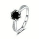 thumbnail image 1 of 1ct Moissanite Promise Ring - 925 Sterling Silver Engagement Ring for Weddings and Special Occasions - Choose from Multiple Colors - Perfect Gift for Your Loved One, 1 of 5