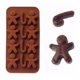 thumbnail image 5 of 2 Molde De Chocolate Molde De Silicona Molde Galleta Navidad Marrón, 5 of 10