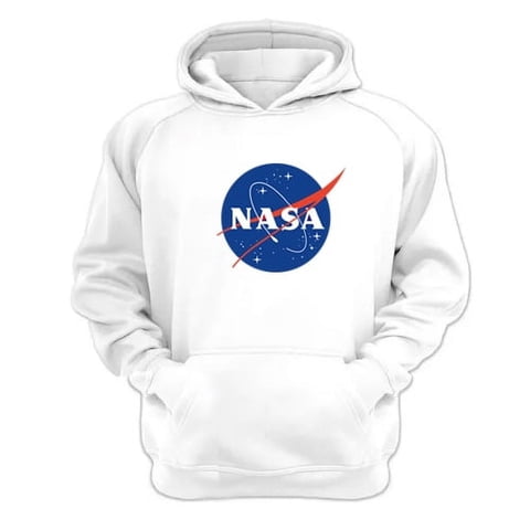 Genérico - Polerón Canguro Nasa Blanco Talla S Unisex