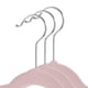 thumbnail image 2 of Perchas infantiles de terciopelo Casafield 14, tamaño 50, rosa claro, 2 of 7