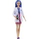 thumbnail image 1 of Muñeca moderna Barbie Scientist con cabello azul, bata de laboratorio y zapatos planos, 1 of 6