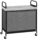 thumbnail image 1 of Cesto de ropa Storage Maniac Rolling, 3 secciones, 120 L, gris, 1 of 8