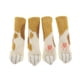 thumbnail image 5 of 4pcs Knit Furniture Pies Calcetines Silla Pata Protector de piso Cubre Marrón, 5 of 5