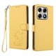 thumbnail image 1 of Carcasa Billetera de Cuero Sintético para Motorola Edge 70 Pro, Amarillo, 1 of 6