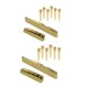 thumbnail image 5 of Juego De Tuercas De Sillín Pegs Peins Peachs De Latón Para Guitarra Folclórica Acústica, 5 of 5
