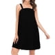 thumbnail image 1 of Vestido de baño/ducha para mujer, ligero, con cierre de tirantes y largo hasta la rodilla., 1 of 5