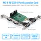 thumbnail image 2 of Tarjeta PCIe MZHOU RS232 PCI-Express Adaptador Serial de 4 Puertos, 2 of 7