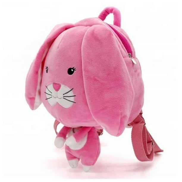 Mochila Arnes Anti Extravio Perdida Infantil Conejo Rosado Lider