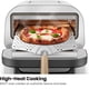 thumbnail image 4 of Horno Eléctrico Para Pizza Para Interiores 800 °f 30 Cm Con Piedra Y Cáscara, 4 of 9