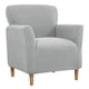 thumbnail image 1 of Funda elástica para sillón moderno de mediados de siglo, una pieza, con acento de jacquard y brazos, suave, impermeable, para sala de estar, protector de muebles, oficina, recepción y lectura., 1 of 6