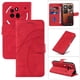 thumbnail image 1 of Funda tipo cartera con tapa para Nothing Phone 3A Pro con tarjetero, soporte y cubierta magnética Rojo, 1 of 5