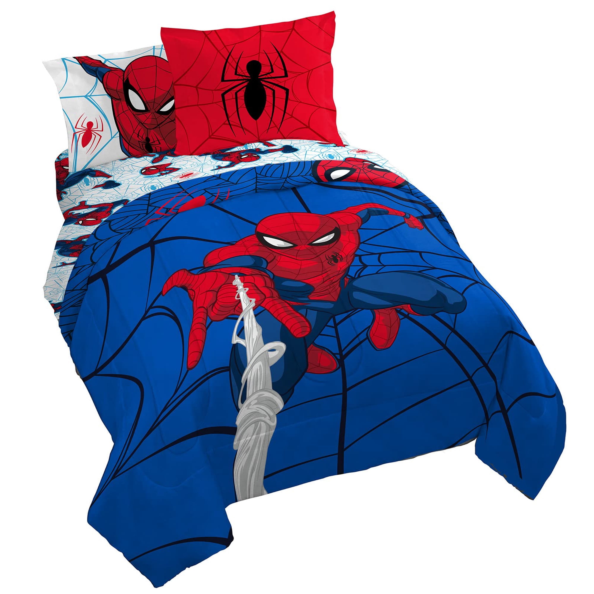 Juego De Cama Jay Franco Marvel Spiderman Webtastic Queen Size