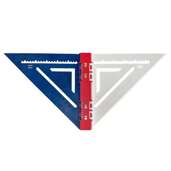 Ruler Rapid Rafter, cuadrado plegable de doble cara, 7 pulgadas, EE. UU.
