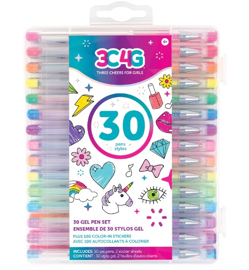 3C4G - Lápices Gel Set 30 Piezas