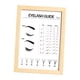 thumbnail image 1 of Guía De Estilos De Extensión De Pestañas, Marco De Madera Para Salón De Belleza, Cafetería, Decoración Del Hogar, Estilo A, 1 of 3