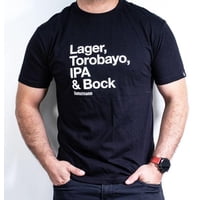 Kunstmann - Polera Clásicas Colores Negra L Hombre