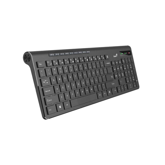 Teclado Inalambrico Usb Ergonomico Multimedia Slimstar 7230