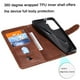 thumbnail image 4 of Funda con Cremallera para Samsung Galaxy S21 5G, Carcasa Cartera de Cuero PU con Soporte y Tarjetero, 4 of 6